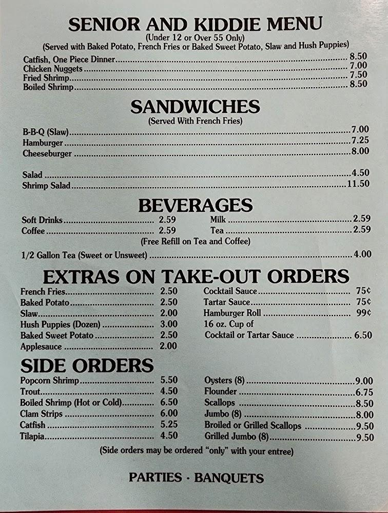 220 Seafood Restaurant Menu image 1
